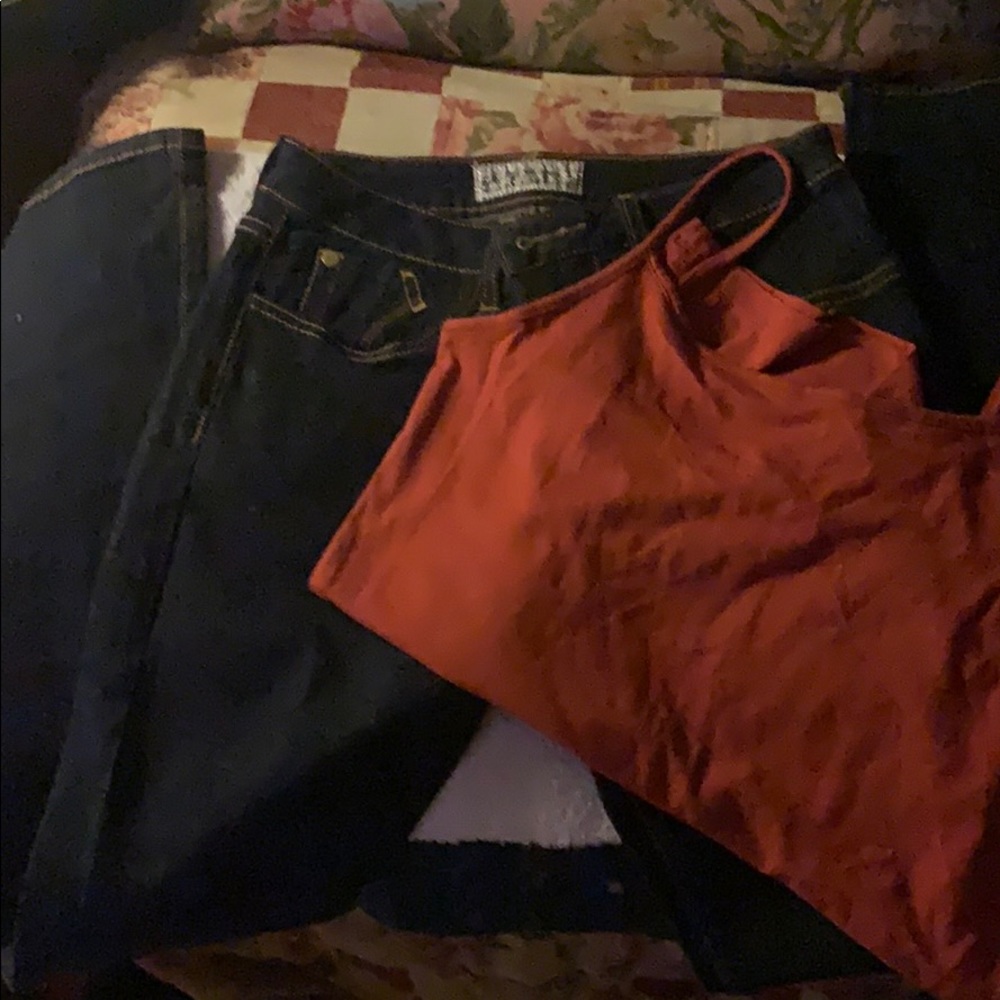 Phat Fashion Jeans & Time and True Tank
